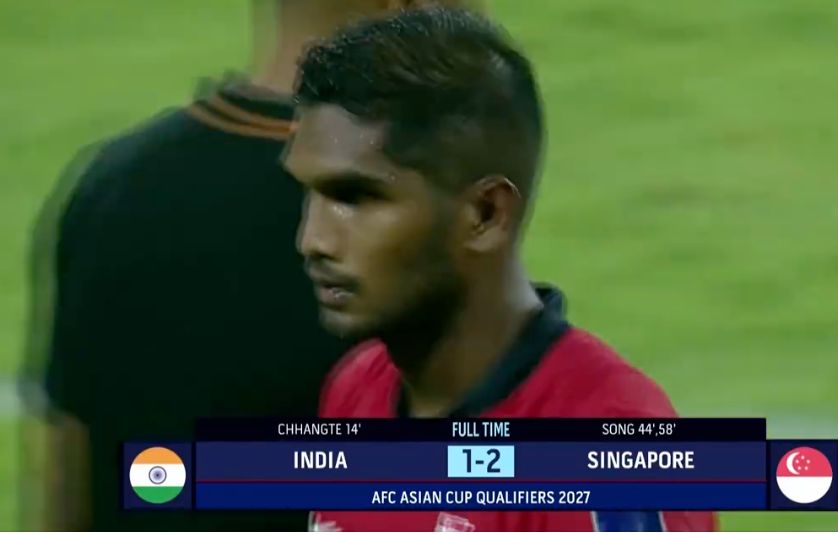 印度对阵新, 一球 印度对阵新, 一球